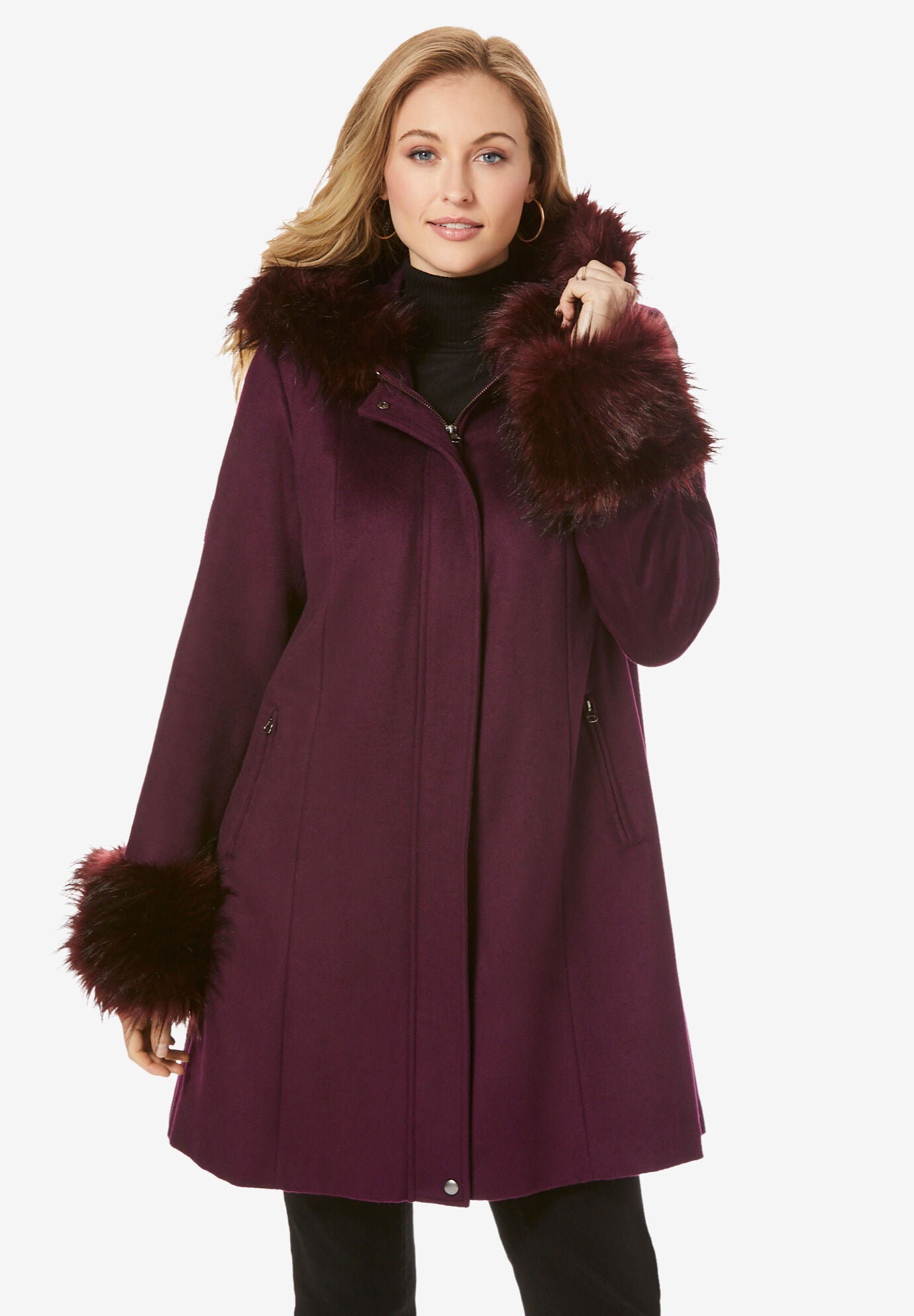 catherines plus size coats