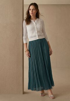 Flowing Crinkled Maxi Skirt