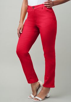 True Fit Stretch Denim Straight Leg Jean