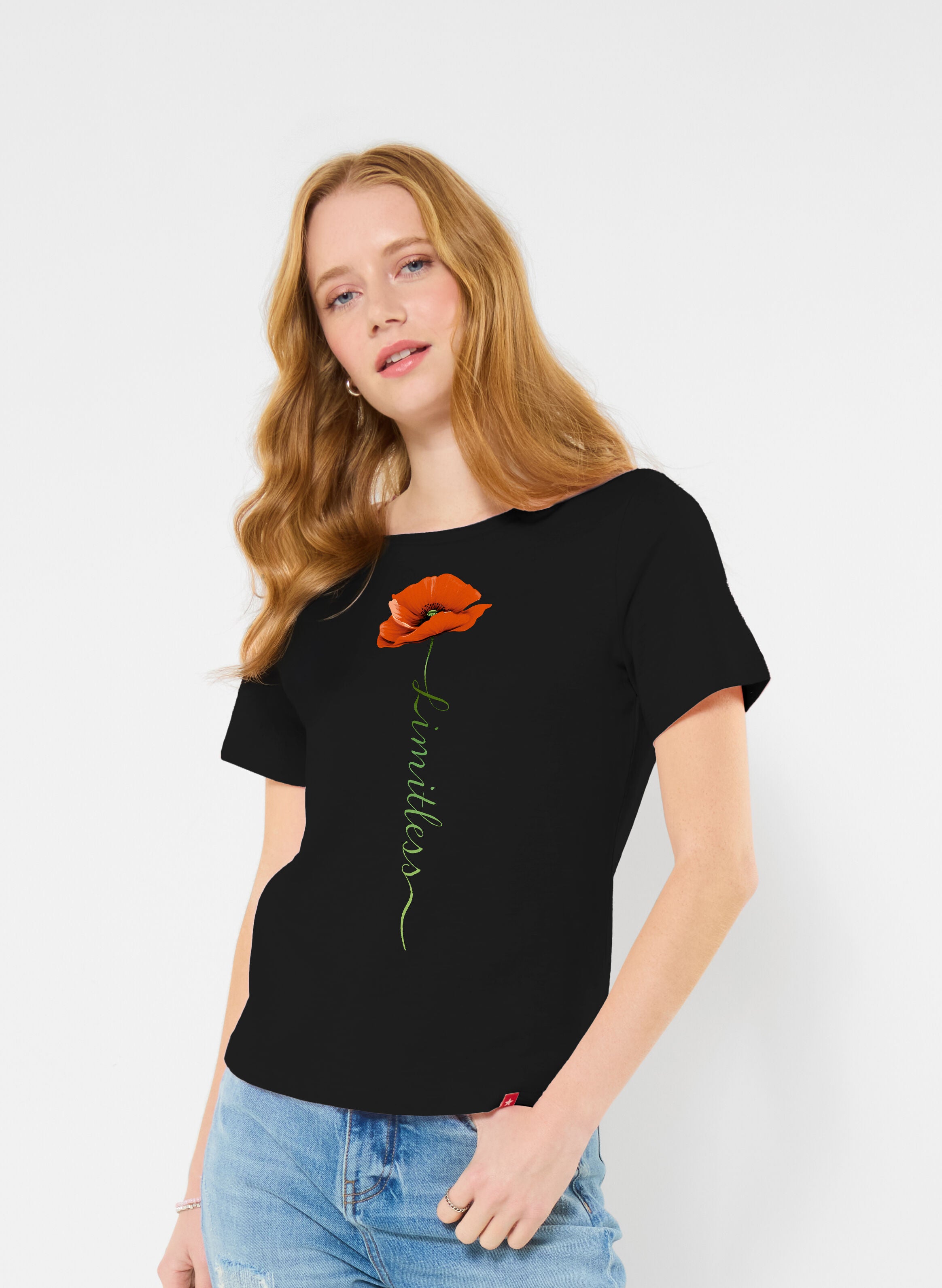 Cotton Slub Graphic Tee, LIMITLESS, hi-res image number 0
