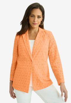 Eyelet Blazer