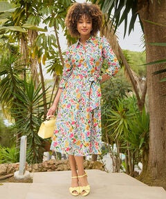 Cotton Midi Shirtdress