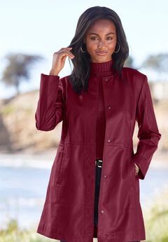 Three-Quarter Leather Jacket