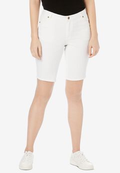 True Fit Stretch Denim Bermuda Short