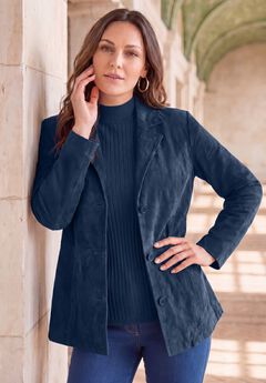 Suede Blazer