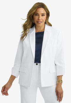 Cinched Sleeve Blazer