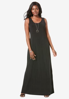 Stretch Knit Tank Maxi Dress