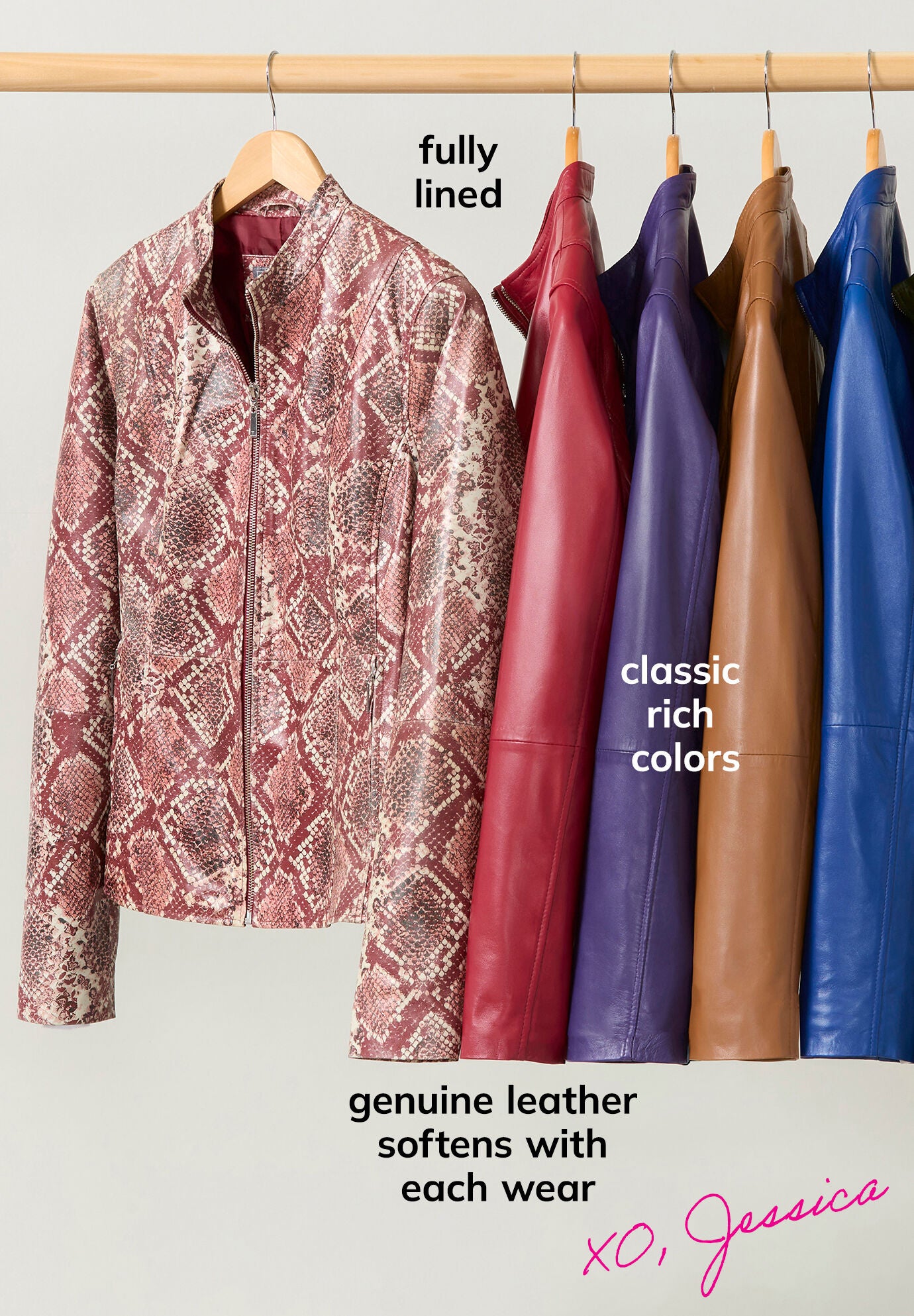 Women's plus size leather cheap swing coats