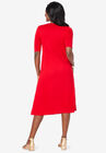Pleated Tunic Dress, , on-hover image number 1