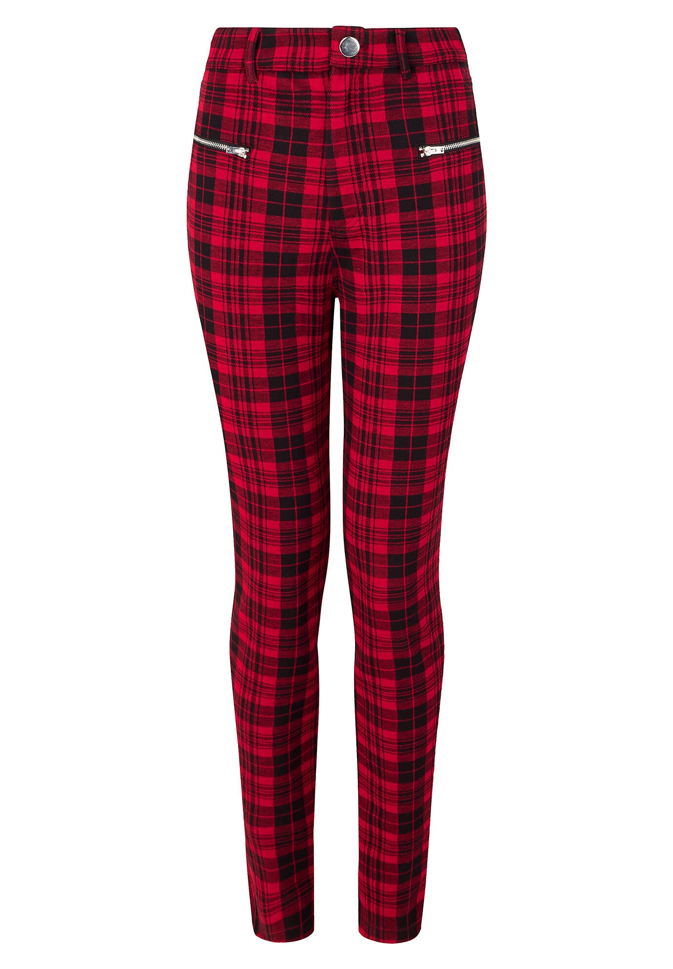 Plaid Legging, RED BOX PLAID, alternate image number 4