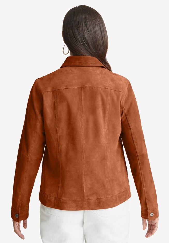 Suede Jean Jacket, , on-hover image number null