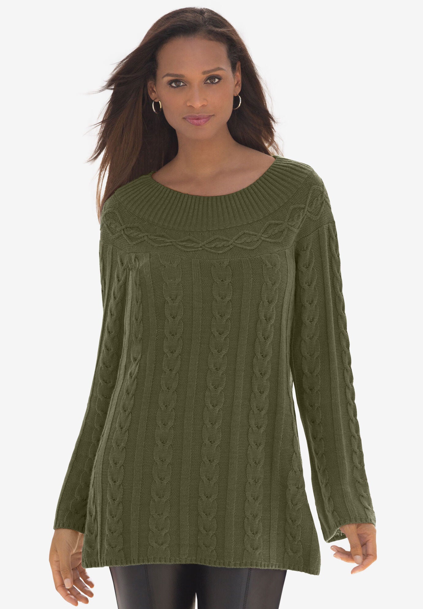 Cable Sweater Tunic Catherines