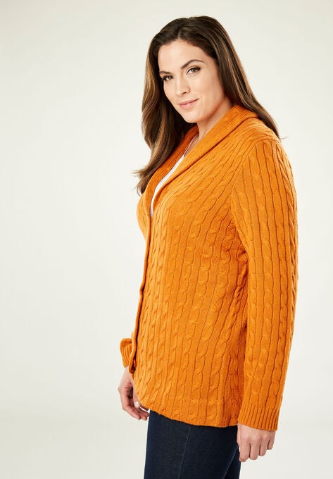 Cable Blazer Sweater, , alternate image number null