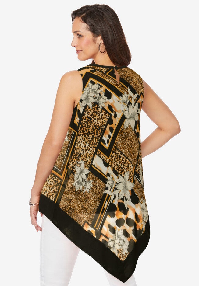 Handkerchief Hem Tunic, , on-hover image number null