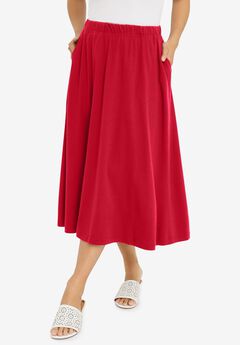 Soft Ease Midi Skirt