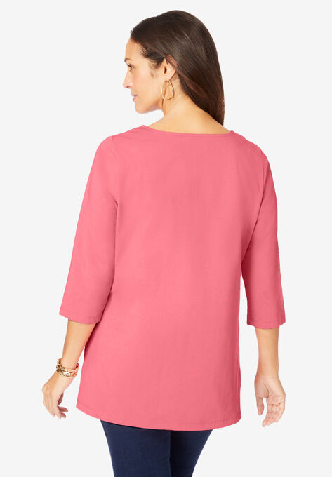 Notch Neck Tunic, , on-hover image number null