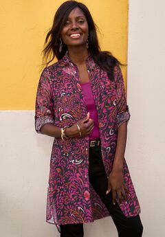 Sheer Georgette Mega Tunic