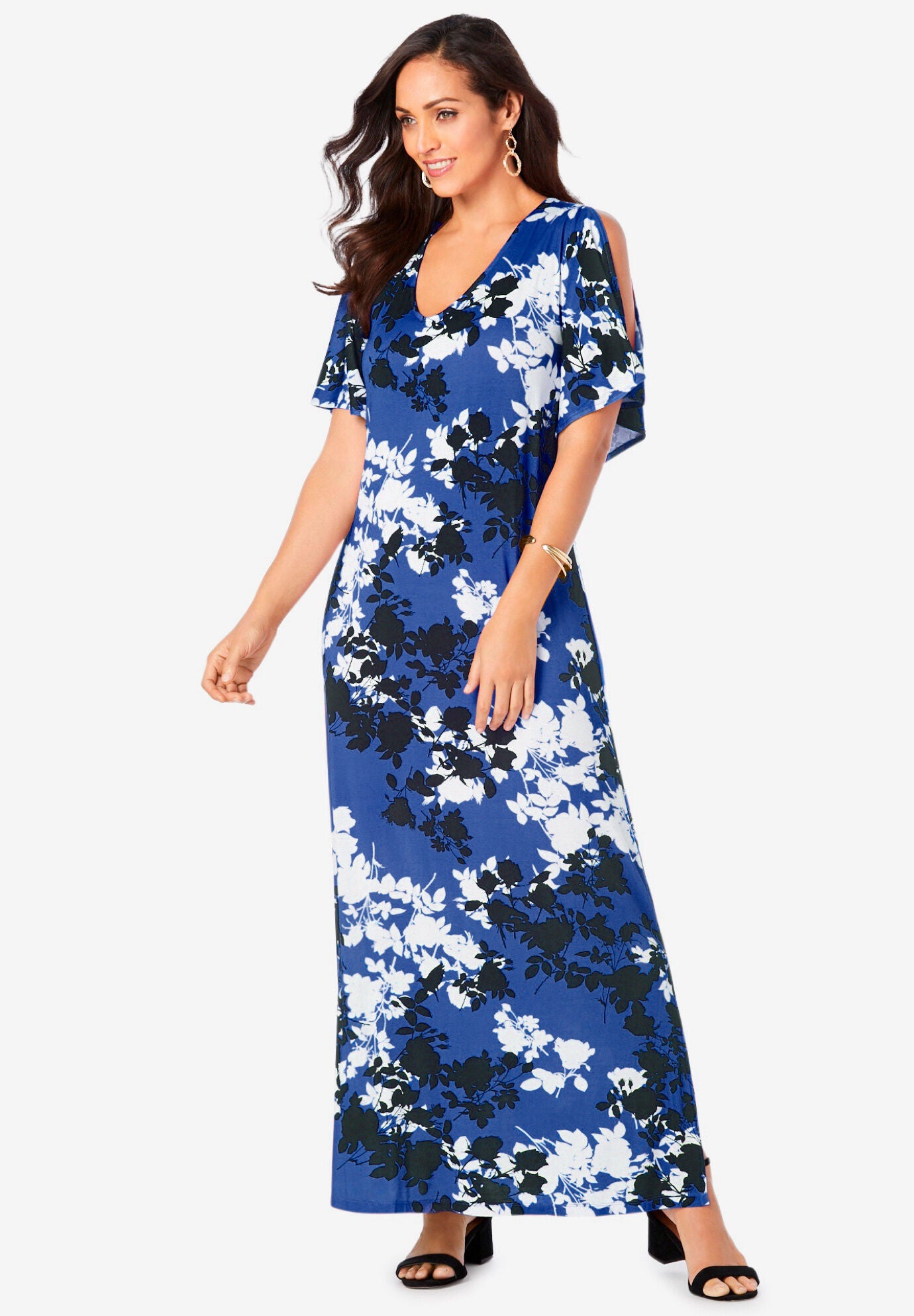 Cold Shoulder Maxi Dress | Catherine's