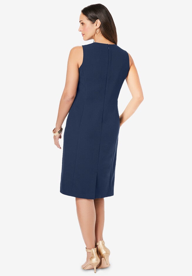 Bi-Stretch Sheath Dress, , on-hover image number 1