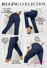 Curved Hem Crop Jeggings, , alternate image number null