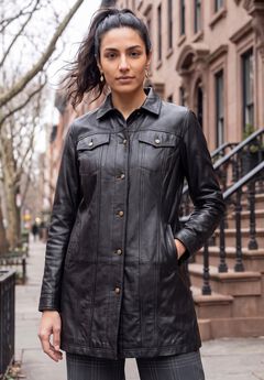 Long Leather Jacket