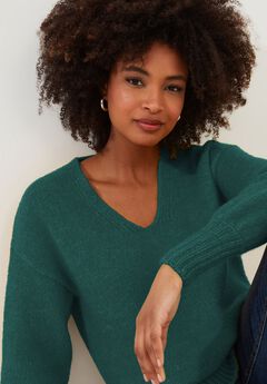 Cozy V-Neck Pullover Sweater