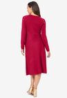Pearl Yoke Sweater Dress, , on-hover image number null