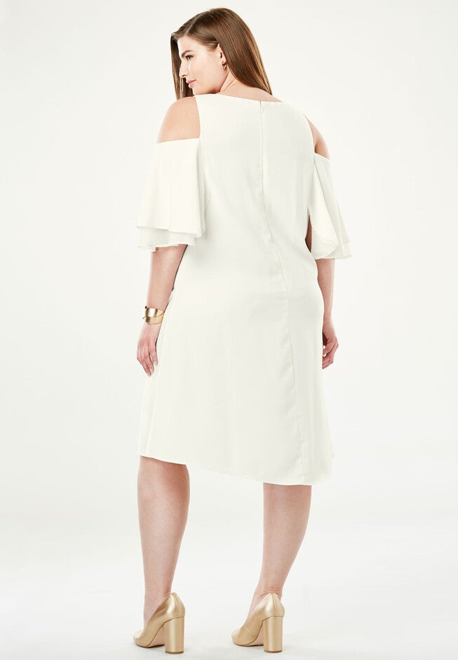 Cold Shoulder Dress, , on-hover image number 1