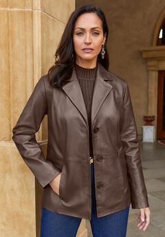 Leather Blazer