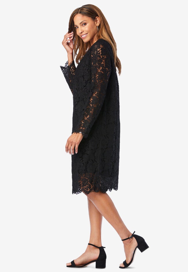 2-Piece Lace Jacket Dress, , alternate image number null