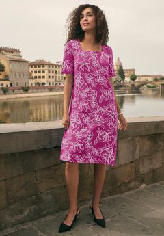 Plus Size Square Neck Dresses
