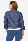 Chambray Moto Jacket, , on-hover image number 1