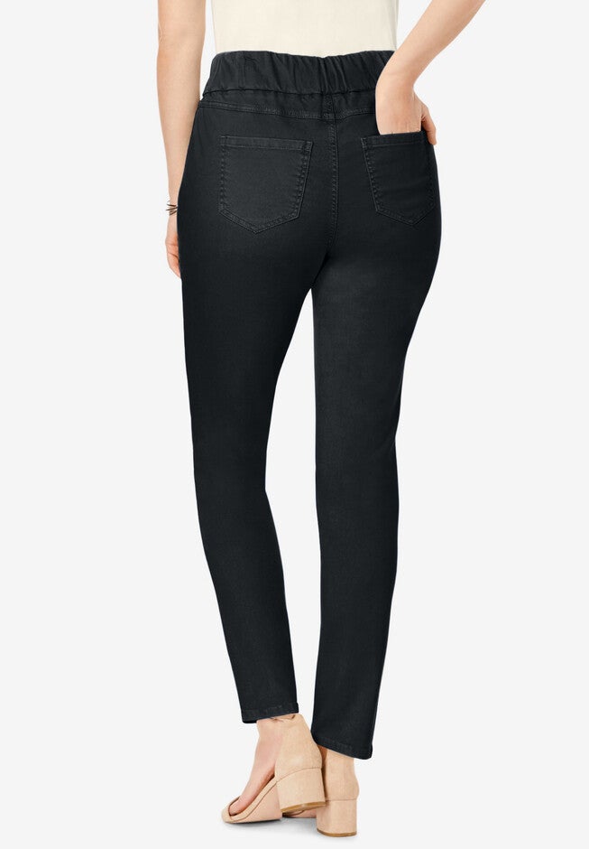 Comfort Waist Stretch Denim Skinny Jean, , on-hover image number null