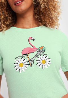 Stretch Cotton Graphic Tee