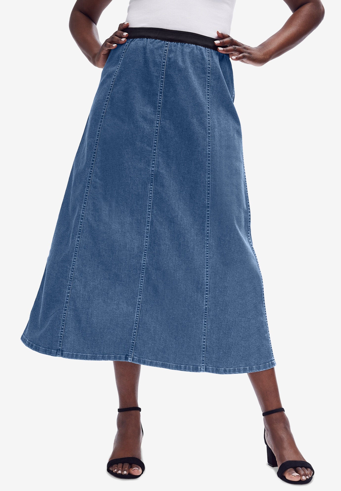 Catherines cheap denim skirts