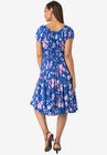 Flared Peasant Dress, , on-hover image number null