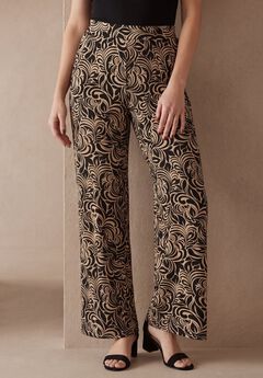 Everyday Stretch Knit Wide Leg Pant