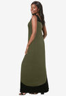 Sleeveless Knit Maxi Dress, , alternate image number null