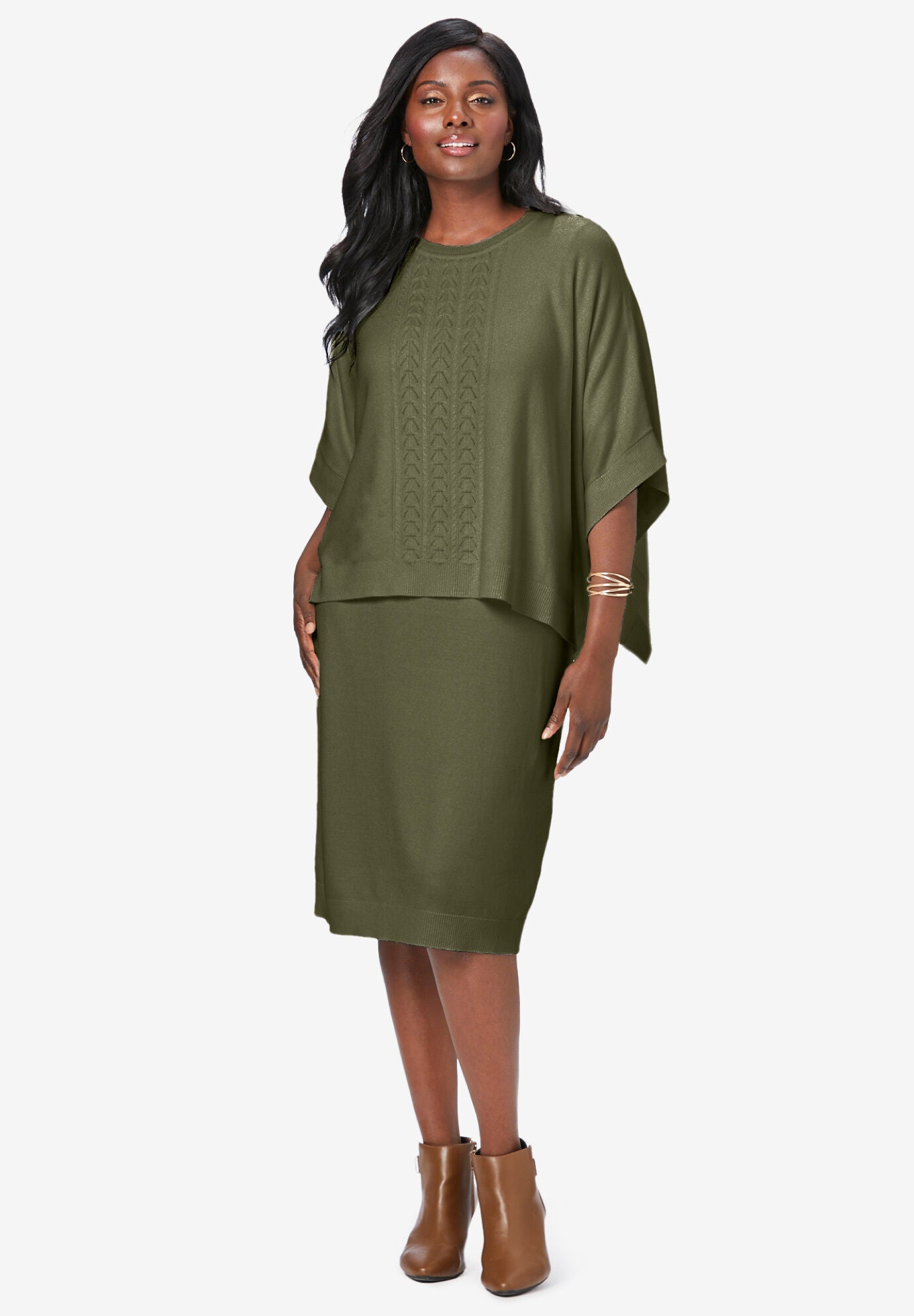 Cape sweater dress shop