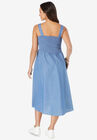 Lite Denim Midi Dress, , on-hover image number 1