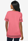 Crochet Trim Tunic, , on-hover image number null