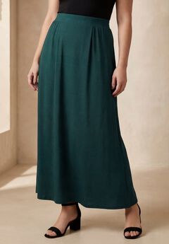 Stretch Knit Maxi Skirt