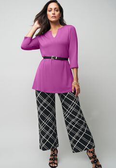 Plus Size Tall Wide Leg Pants