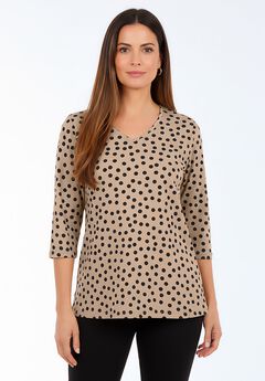 Plus Size V Neck Tunics