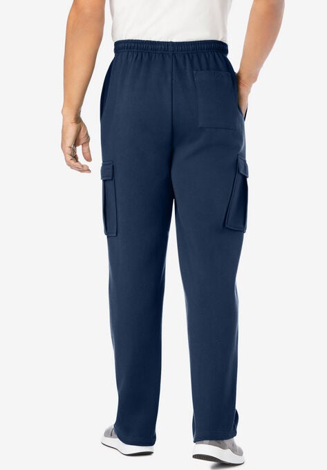 women's fleece cargo sweatpants