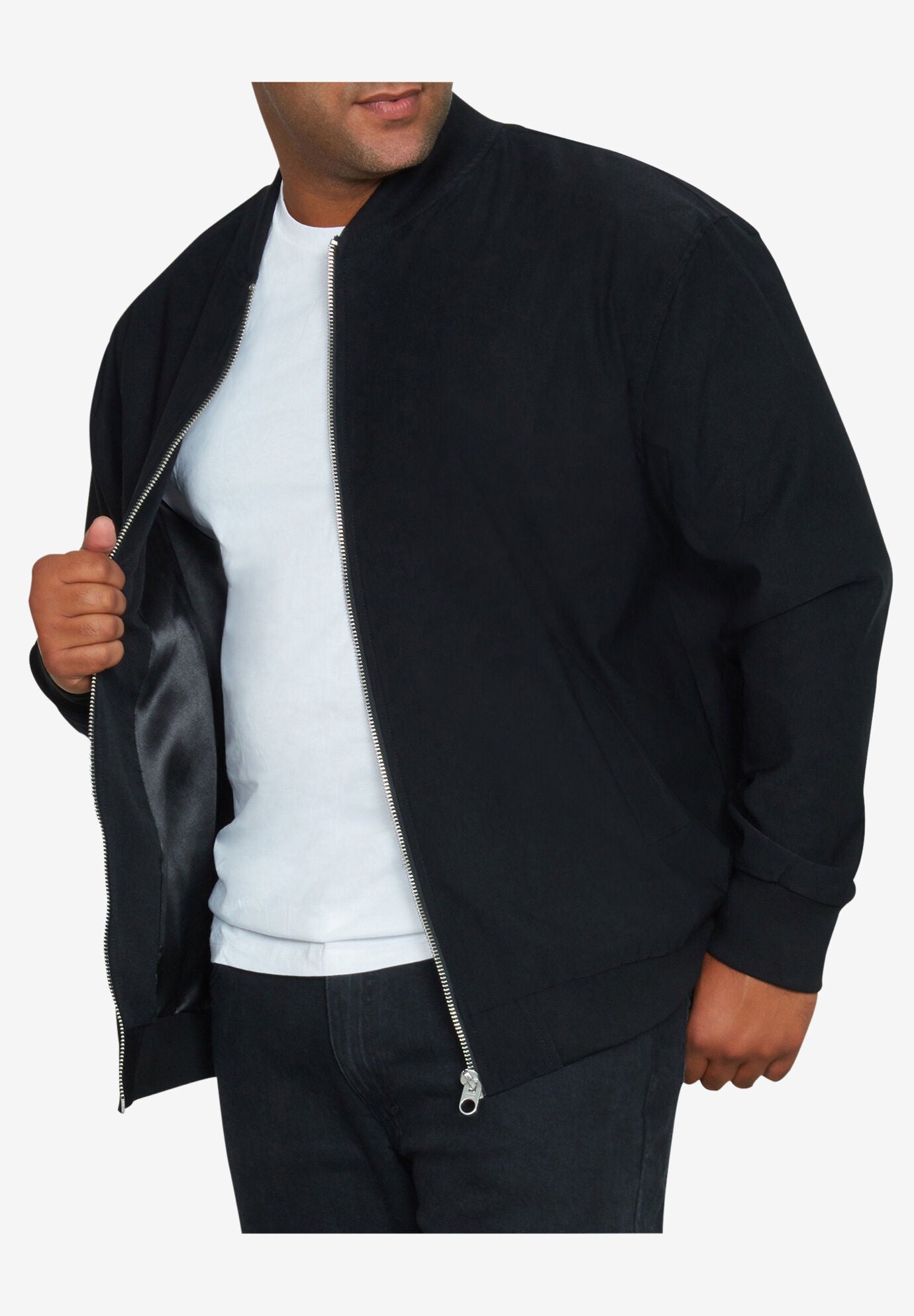 MVP Collections&reg; Bomber Jacket, ONYX, hi-res image number 0
