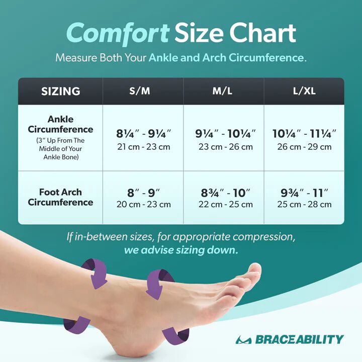Comfort Ankle Compression Sleeve, BLACK, alternate image number 1