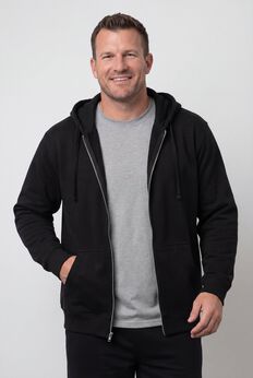 Fleece Zip-Front Hoodie