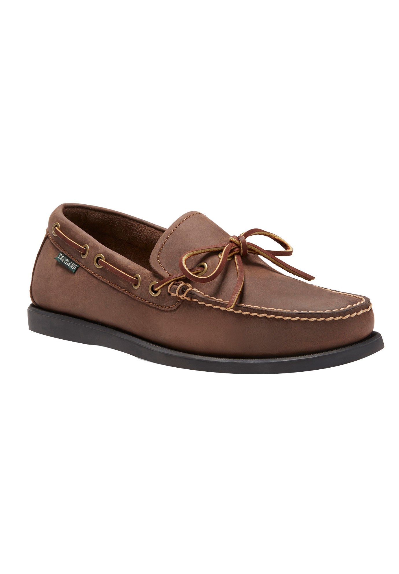 Yarmouth Camp Moc Slip-Ons by Eastland&reg;, BOMBER BROWN, hi-res image number 0