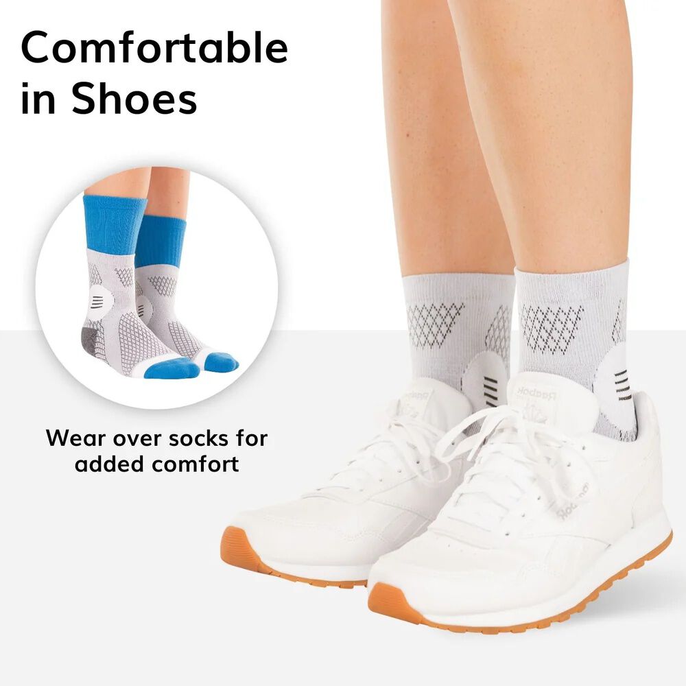 Neuropathy Socks &ndash; 3 Pack, GRAY, alternate image number 4